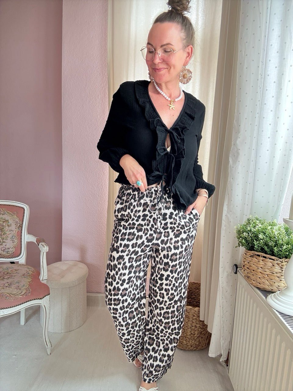 Hose Resi Leo Musselin - FROLLEIN KÄTHE Shop
