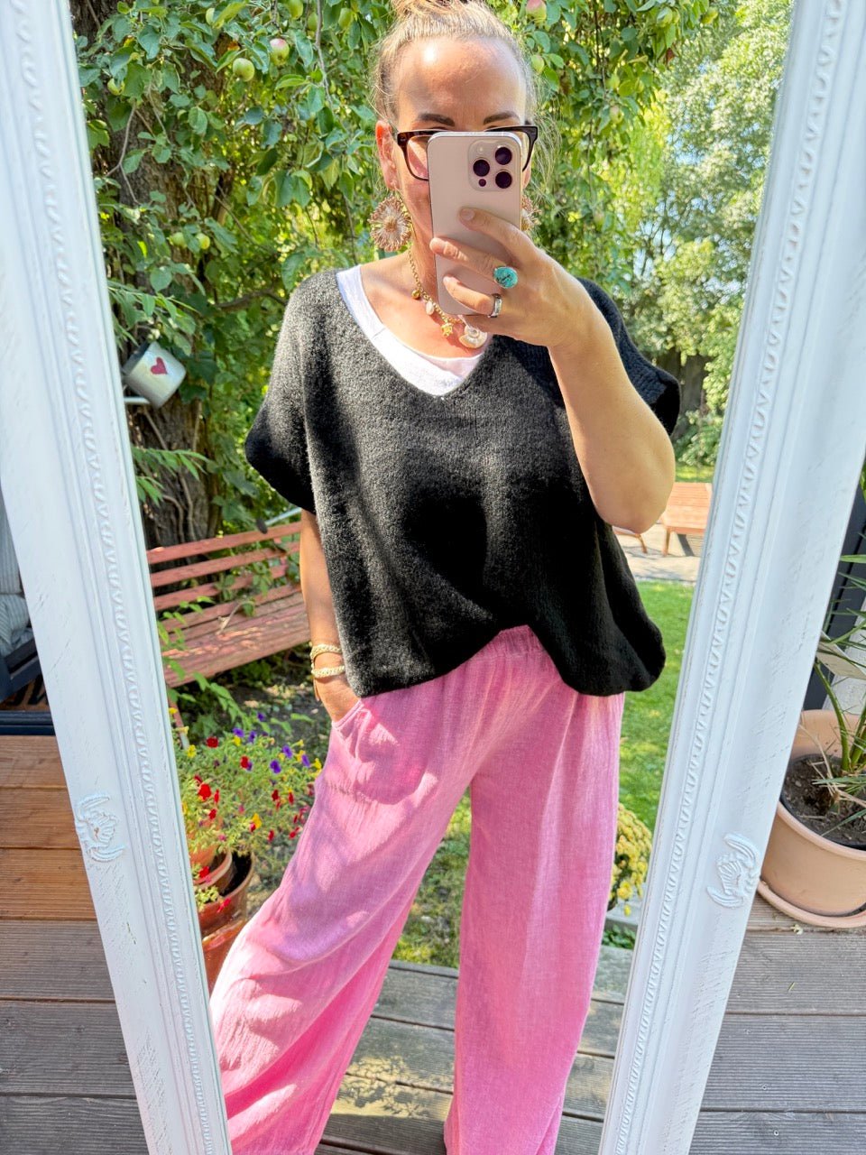 Hose Wolkenleicht Rose - FROLLEIN KÄTHE Shop