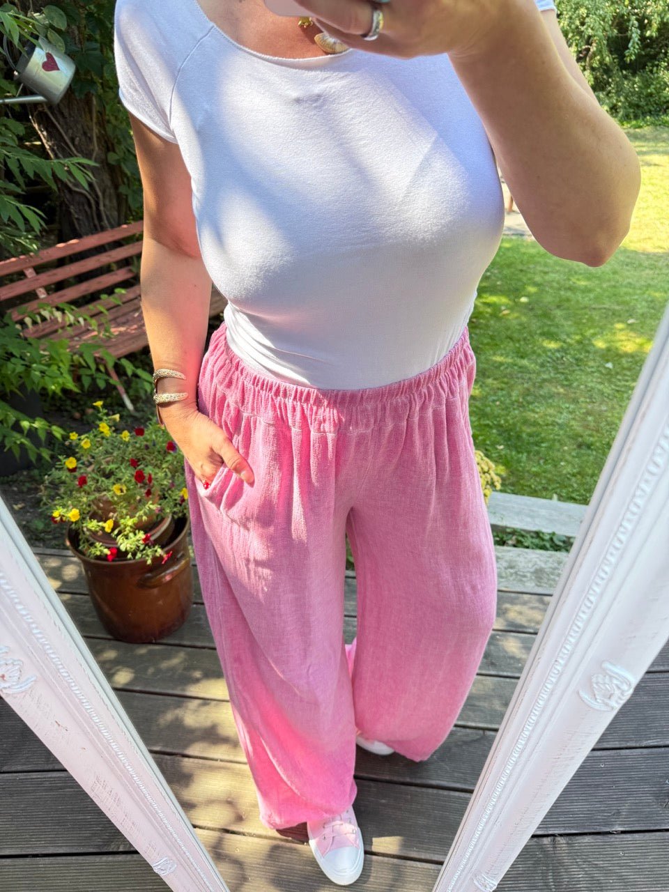 Hose Wolkenleicht Rose - FROLLEIN KÄTHE Shop