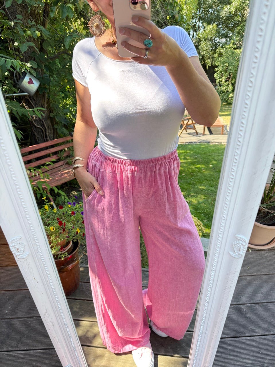 Hose Wolkenleicht Rose - FROLLEIN KÄTHE Shop