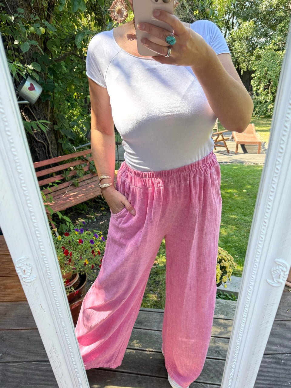 Hose Wolkenleicht Rose - FROLLEIN KÄTHE Shop
