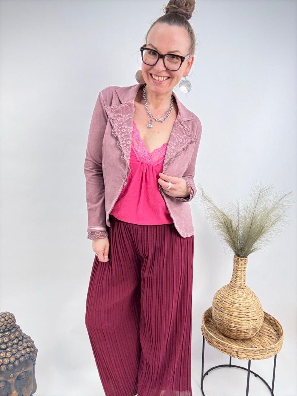 Jacke Edda Alt Rose - FROLLEIN KÄTHE Shop