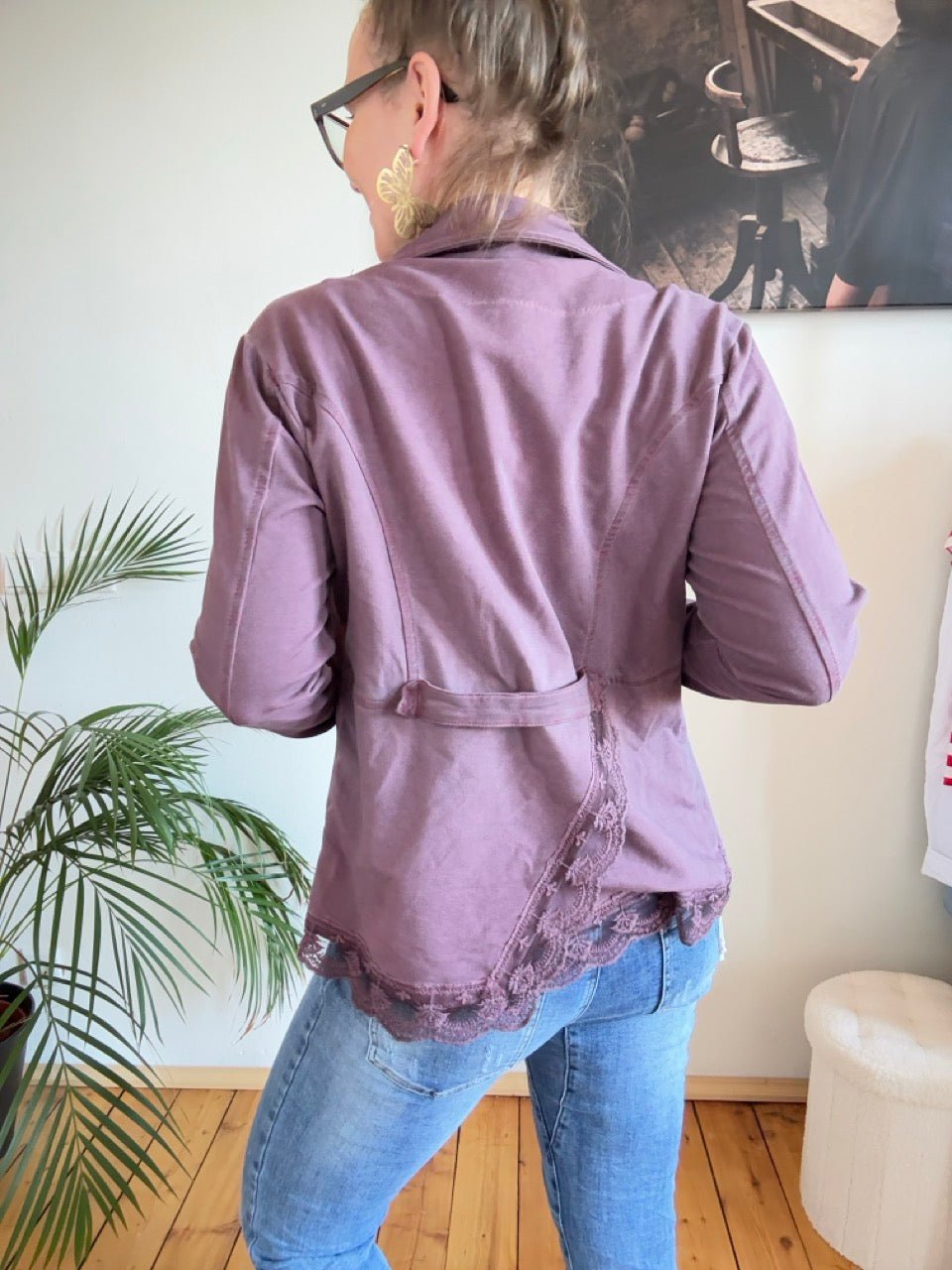 Jacke Edda Mauve - FROLLEIN KÄTHE Shop