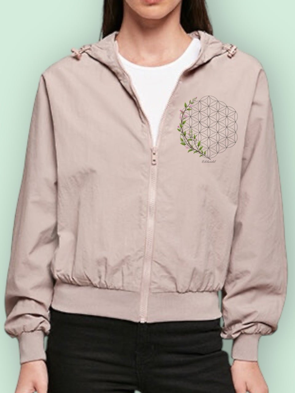 Jacke Edelmädel Blume des Lebens - FROLLEIN KÄTHE Shop