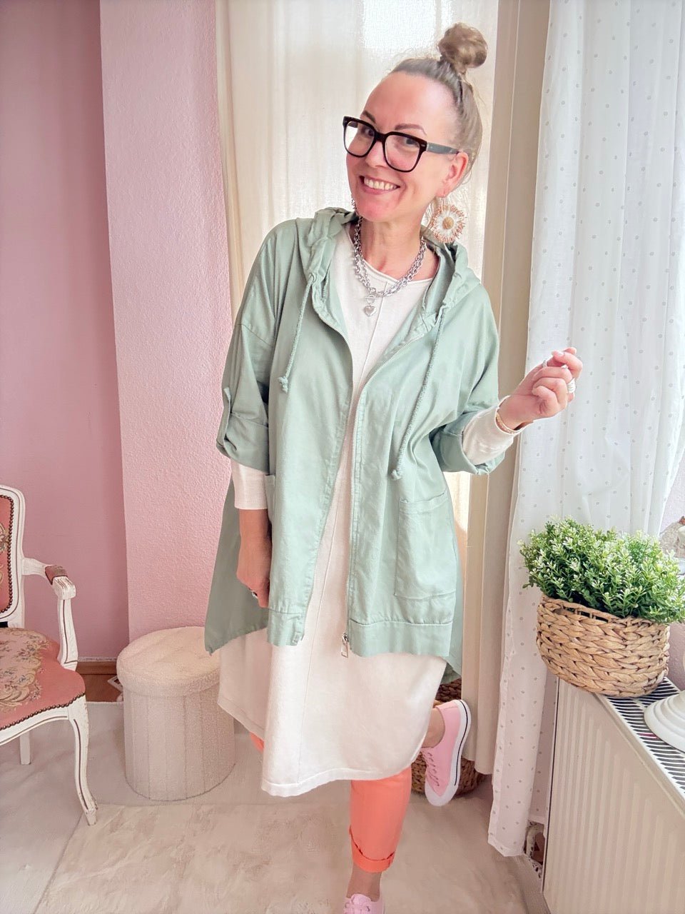 Jacke Fritzi Olive - FROLLEIN KÄTHE Shop