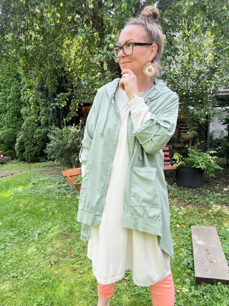Jacke Fritzi Olive - FROLLEIN KÄTHE Shop