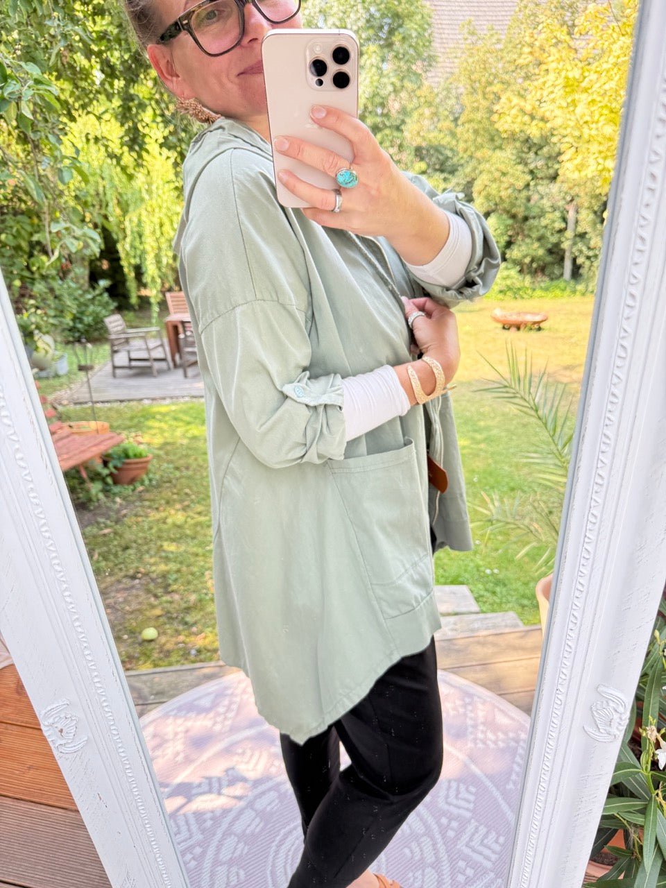 Jacke Fritzi Olive - FROLLEIN KÄTHE Shop