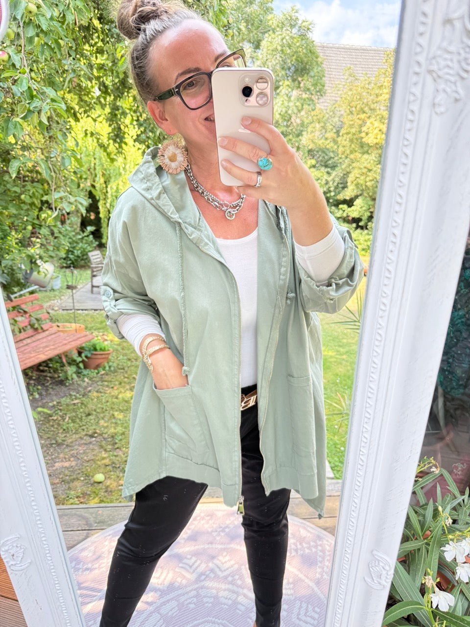 Jacke Fritzi Olive - FROLLEIN KÄTHE Shop