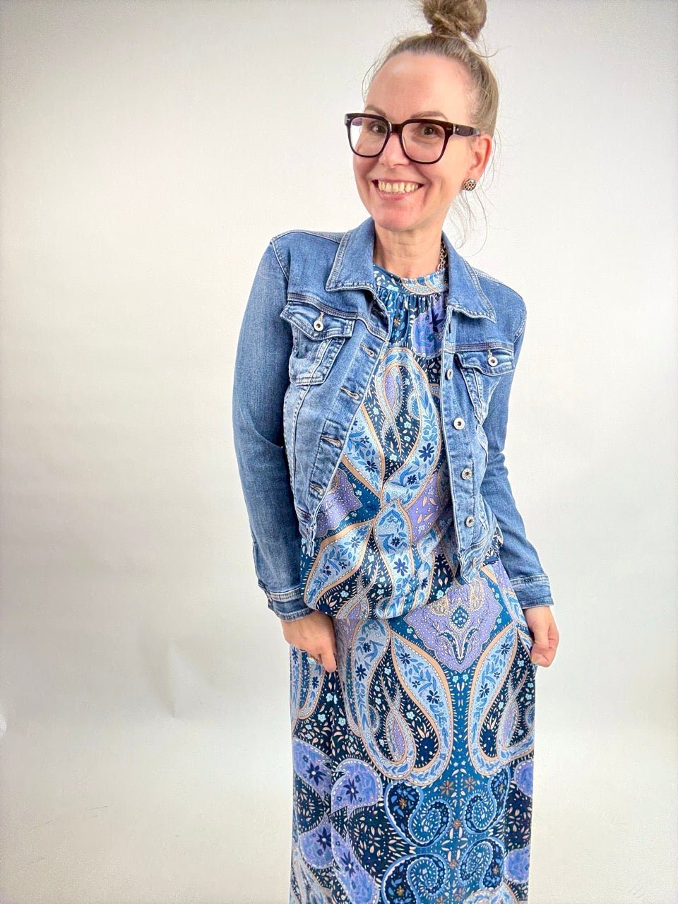 Jeansjacke Geheimnisträgerin Denim - FROLLEIN KÄTHE Shop