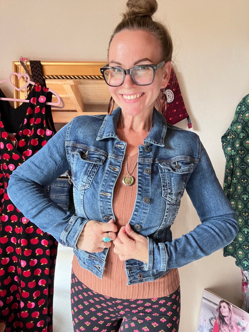 Jeansjacke Geheimnisträgerin Denim - FROLLEIN KÄTHE Shop