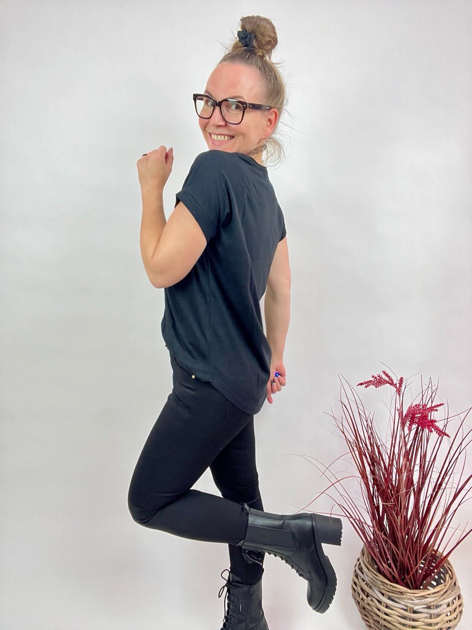 Jeggings Hose Lara Schwarz - FROLLEIN KÄTHE Shop