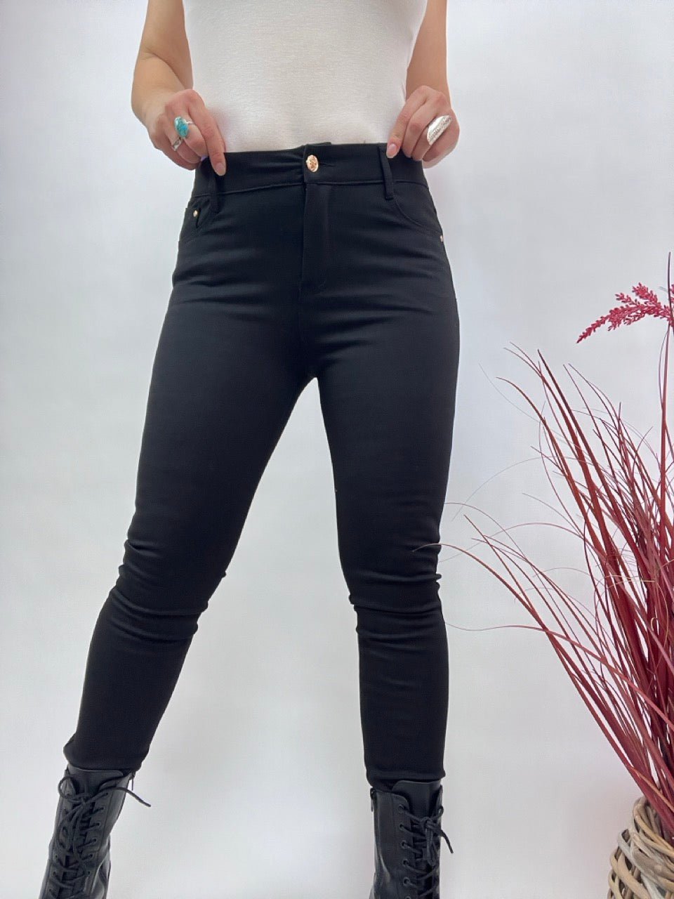 Jeggings Hose Lara Schwarz - FROLLEIN KÄTHE Shop