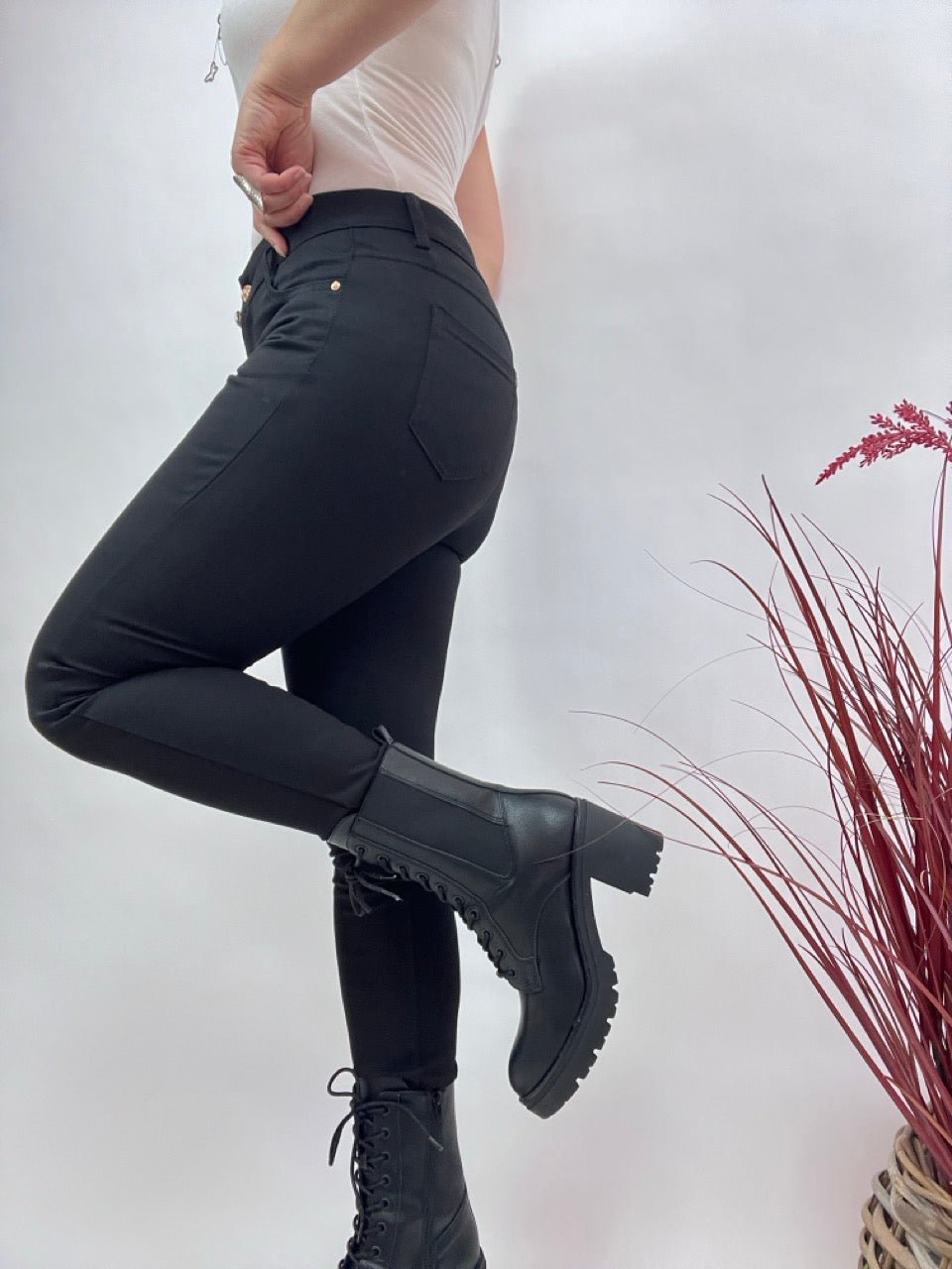 Jeggings Hose Lara Schwarz - FROLLEIN KÄTHE Shop