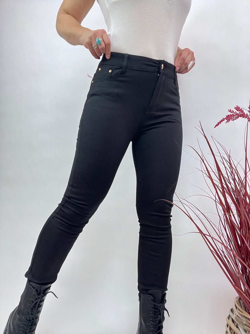 Jeggings Hose Lara Schwarz - FROLLEIN KÄTHE Shop
