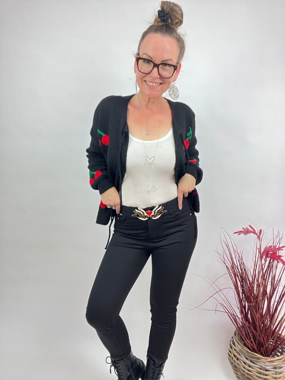 Jeggings Hose Lara Schwarz - FROLLEIN KÄTHE Shop