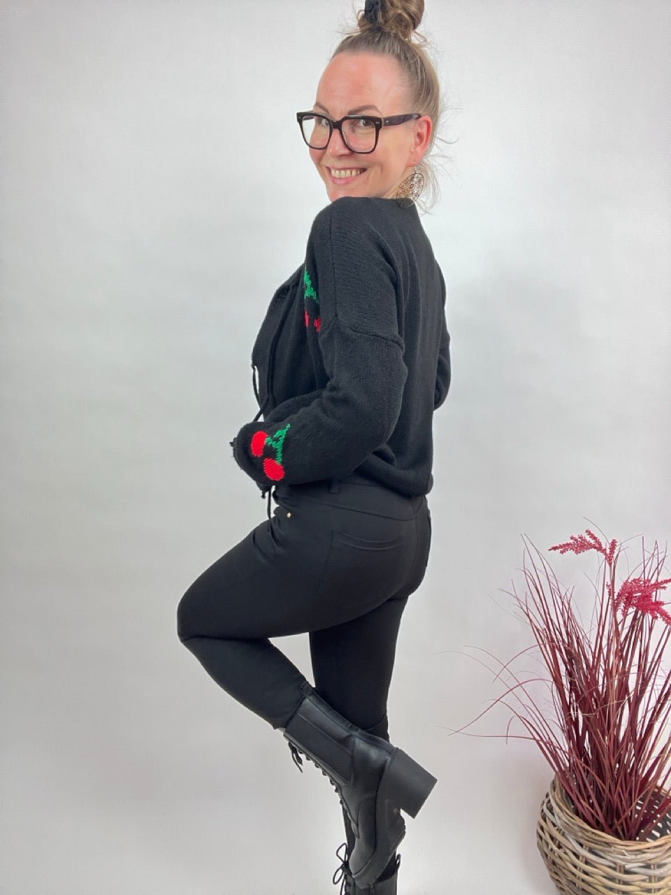 Jeggings Hose Lara Schwarz - FROLLEIN KÄTHE Shop