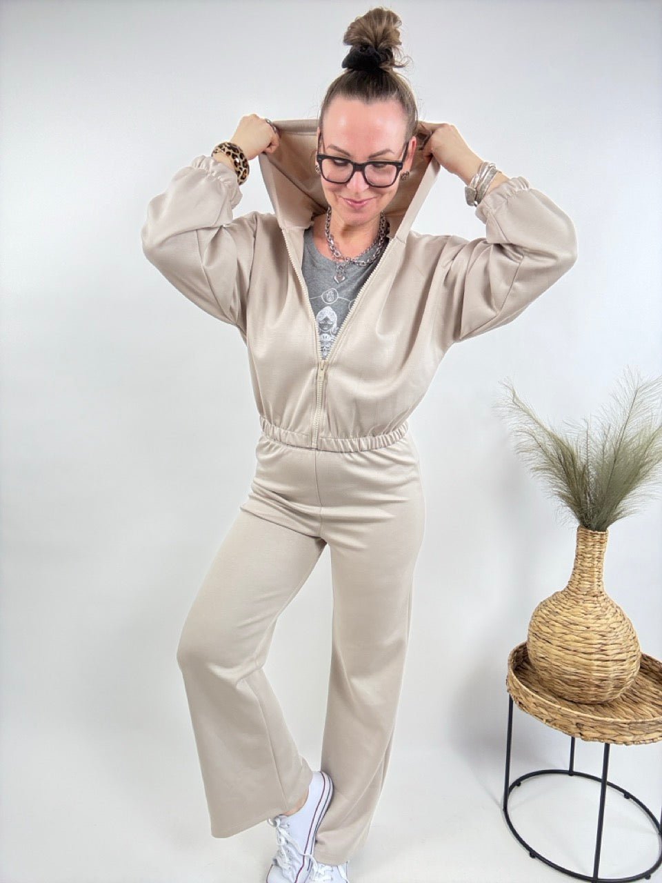 Jogger Set Eva Cream - FROLLEIN KÄTHE Shop