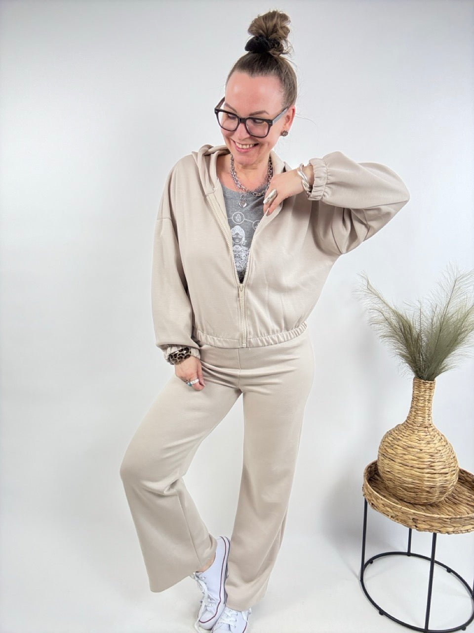 Jogger Set Eva Cream - FROLLEIN KÄTHE Shop