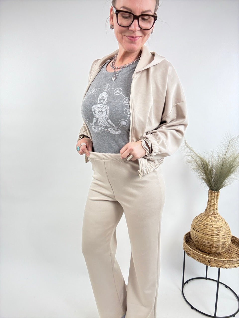 Jogger Set Eva Cream - FROLLEIN KÄTHE Shop