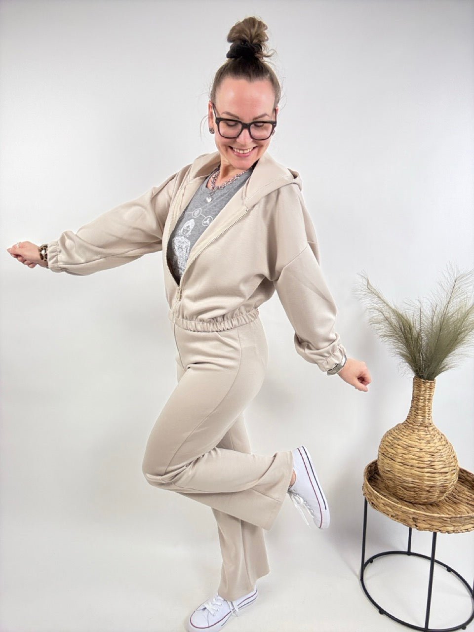 Jogger Set Eva Cream - FROLLEIN KÄTHE Shop