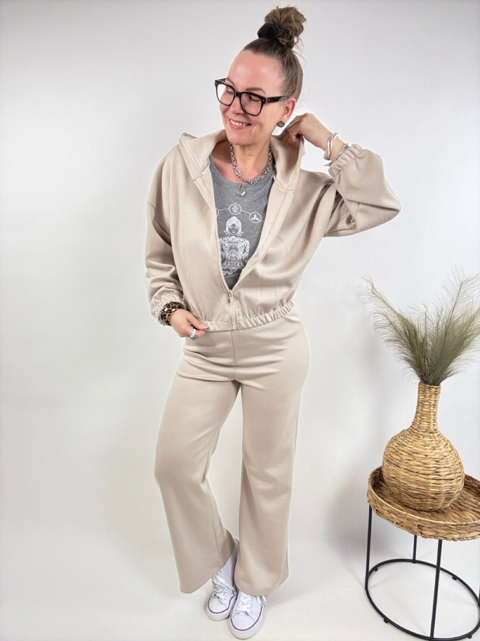 Jogger Set Eva Cream - FROLLEIN KÄTHE Shop