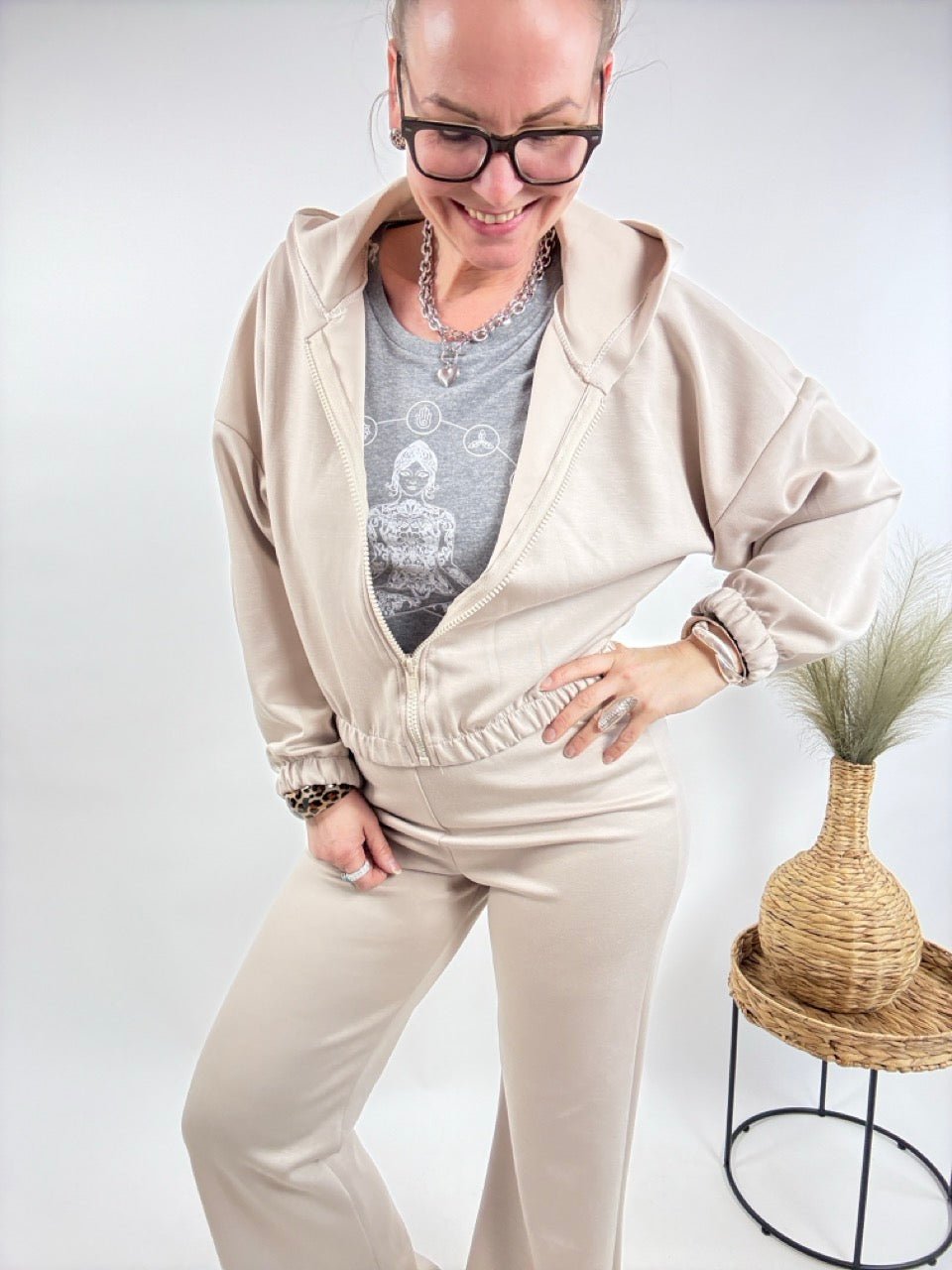 Jogger Set Eva Cream - FROLLEIN KÄTHE Shop