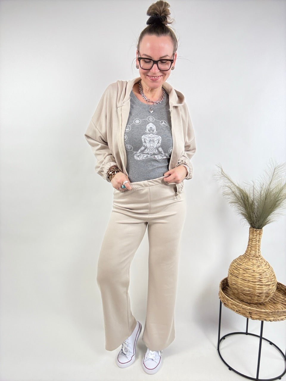 Jogger Set Eva Cream - FROLLEIN KÄTHE Shop