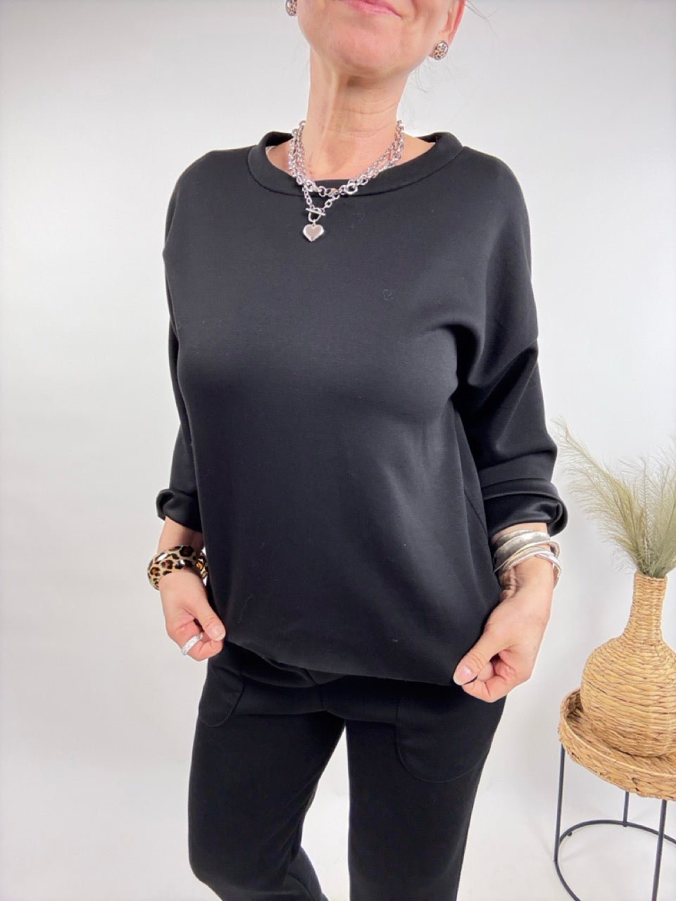 Jogger Set Mara Schwarz - FROLLEIN KÄTHE Shop