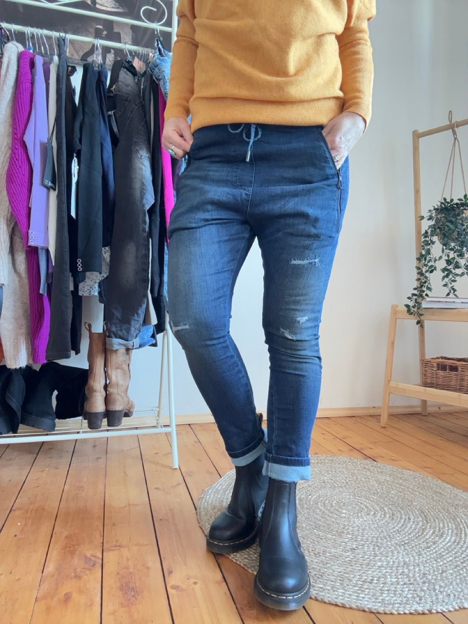 Jogpants Jeans Baggystyle Denim - FROLLEIN KÄTHE Shop