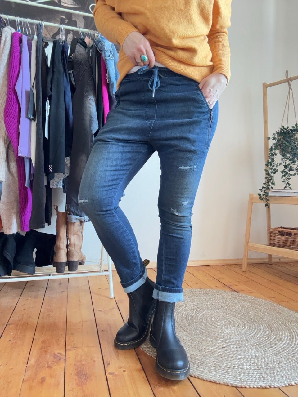Jogpants Jeans Baggystyle Denim - FROLLEIN KÄTHE Shop