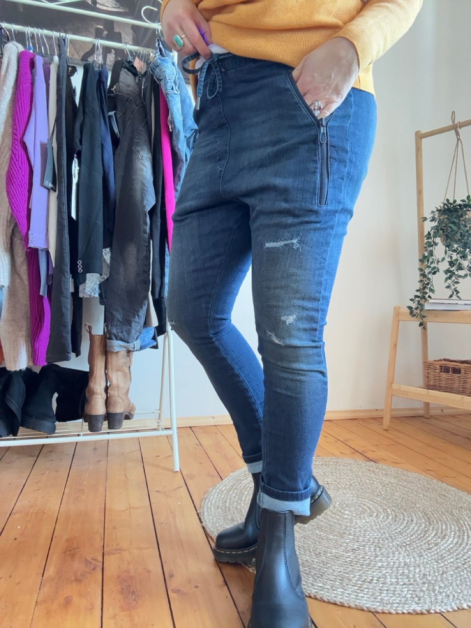 Jogpants Jeans Baggystyle Denim - FROLLEIN KÄTHE Shop