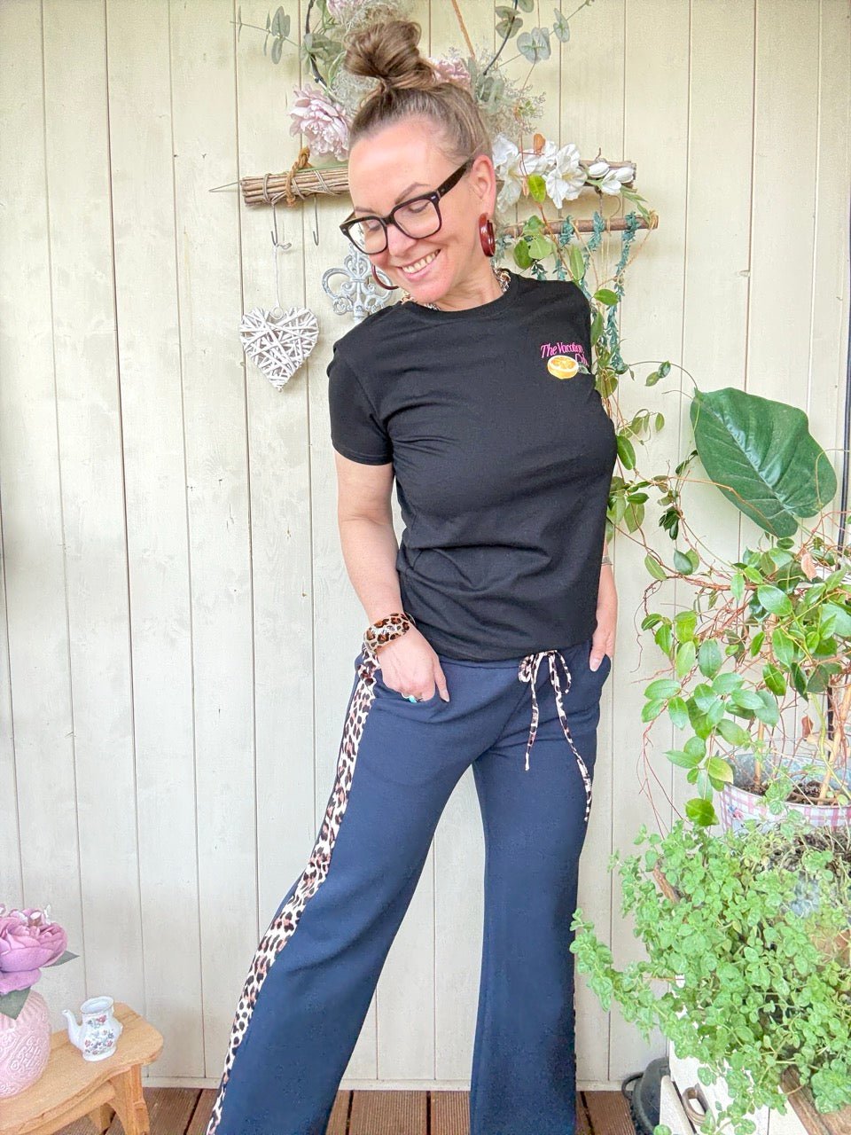 Jogpants Naria Blau - FROLLEIN KÄTHE Shop