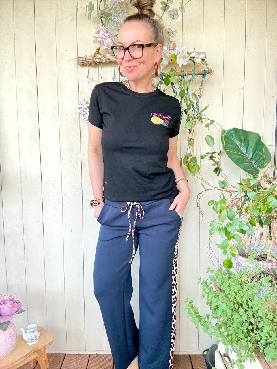 Jogpants Naria Blau - FROLLEIN KÄTHE Shop