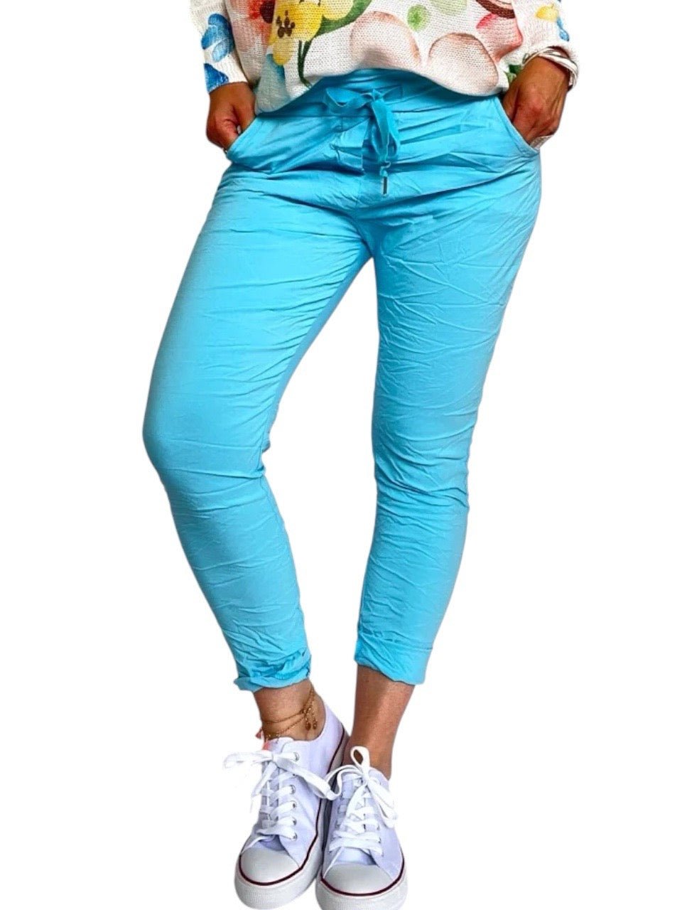 Jogpants Nice Style Ozeanblau - FROLLEIN KÄTHE Shop