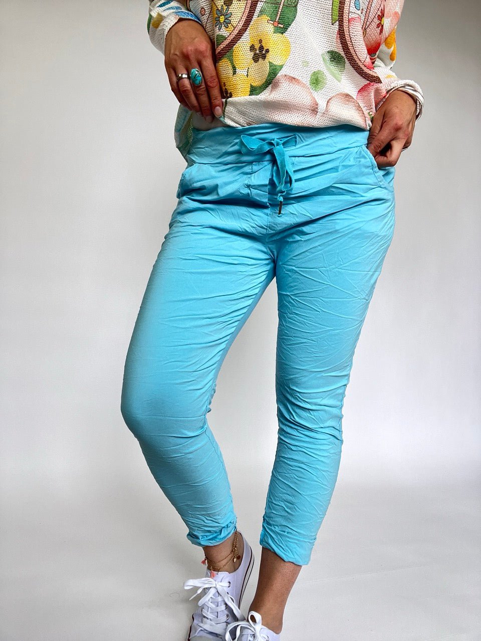 Jogpants Nice Style Ozeanblau - FROLLEIN KÄTHE Shop