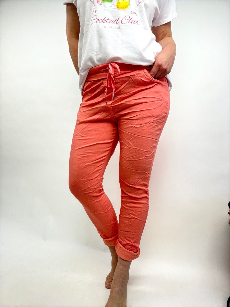 Jogpants Nice Style Peach - FROLLEIN KÄTHE Shop