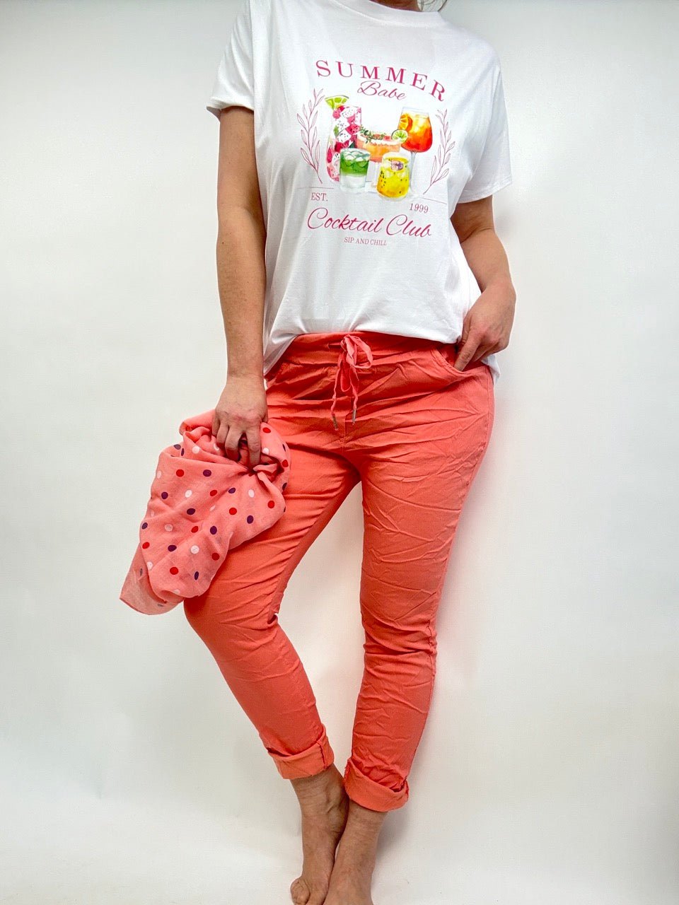 Jogpants Nice Style Peach - FROLLEIN KÄTHE Shop