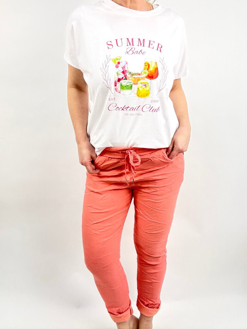 Jogpants Nice Style Peach - FROLLEIN KÄTHE Shop