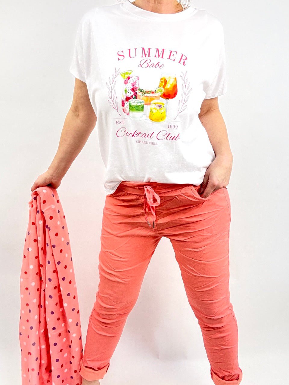 Jogpants Nice Style Peach - FROLLEIN KÄTHE Shop