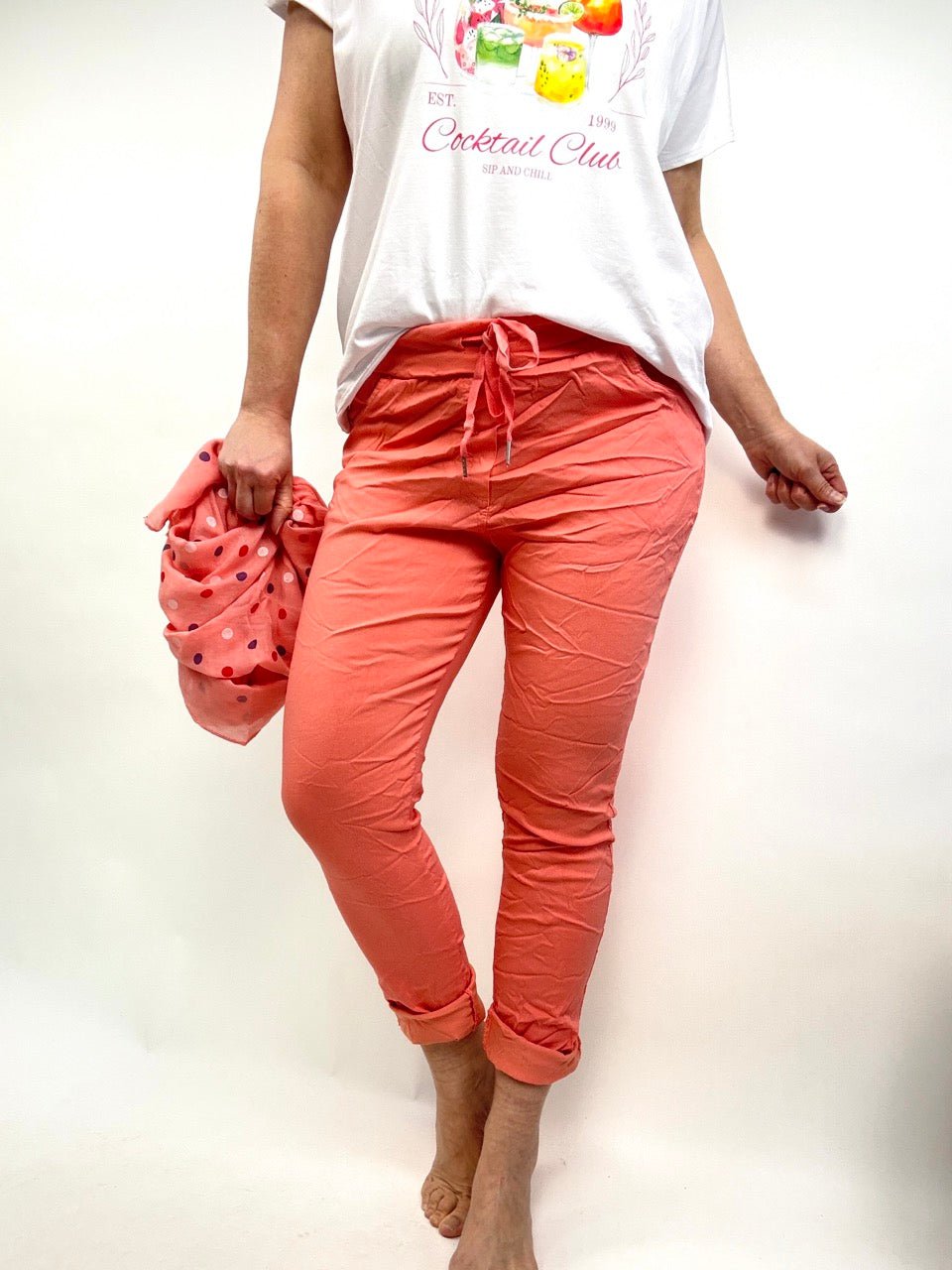 Jogpants Nice Style Peach - FROLLEIN KÄTHE Shop