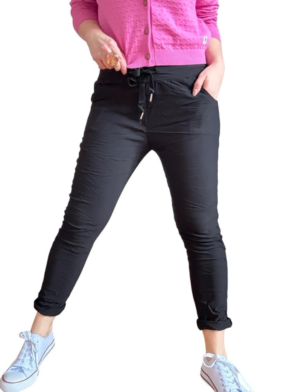 Jogpants Nice Style Schwarz - FROLLEIN KÄTHE Shop
