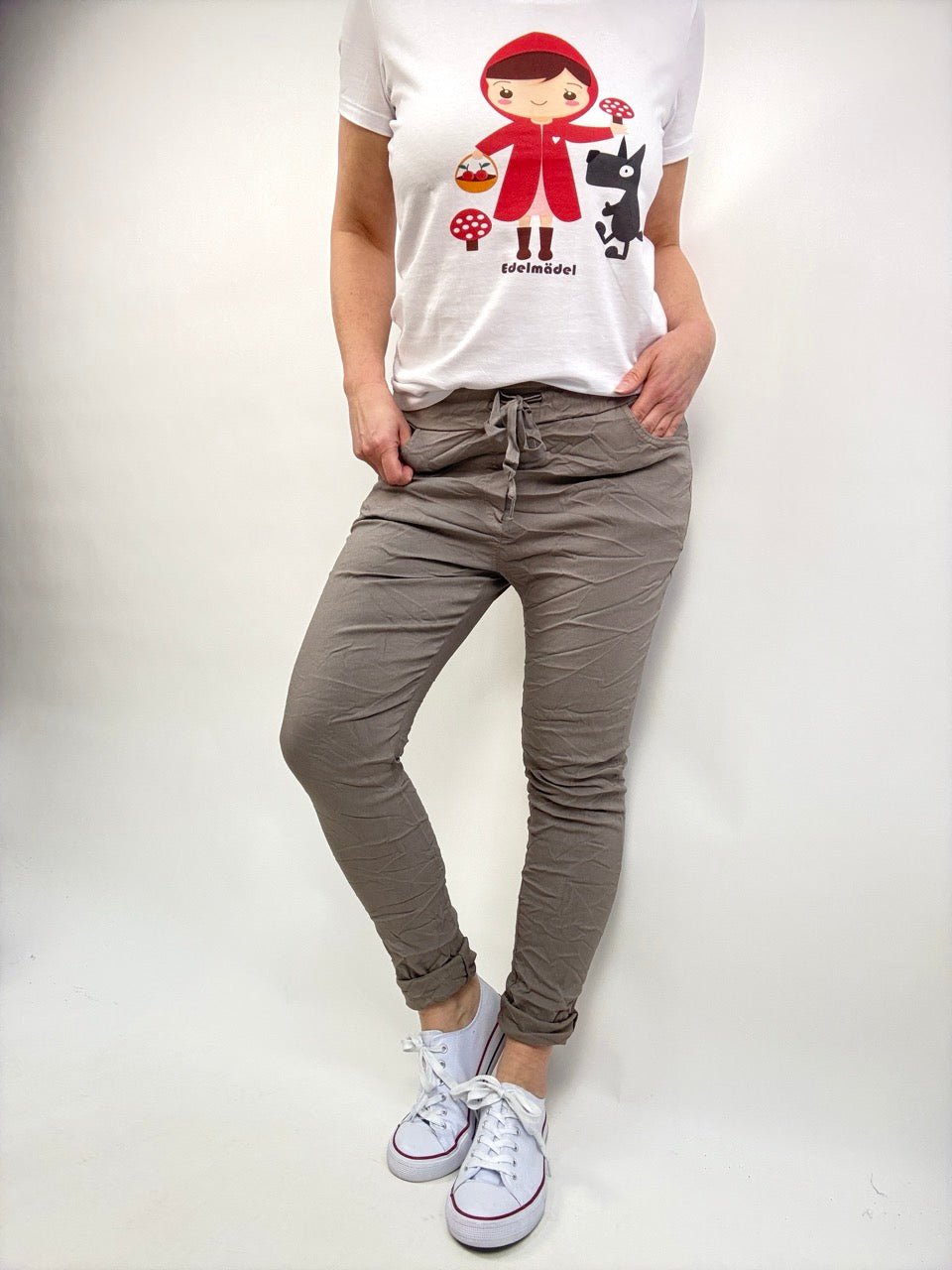 Jogpants Nice Style Taupe - FROLLEIN KÄTHE Shop