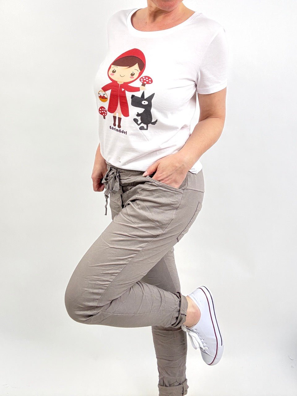Jogpants Nice Style Taupe - FROLLEIN KÄTHE Shop