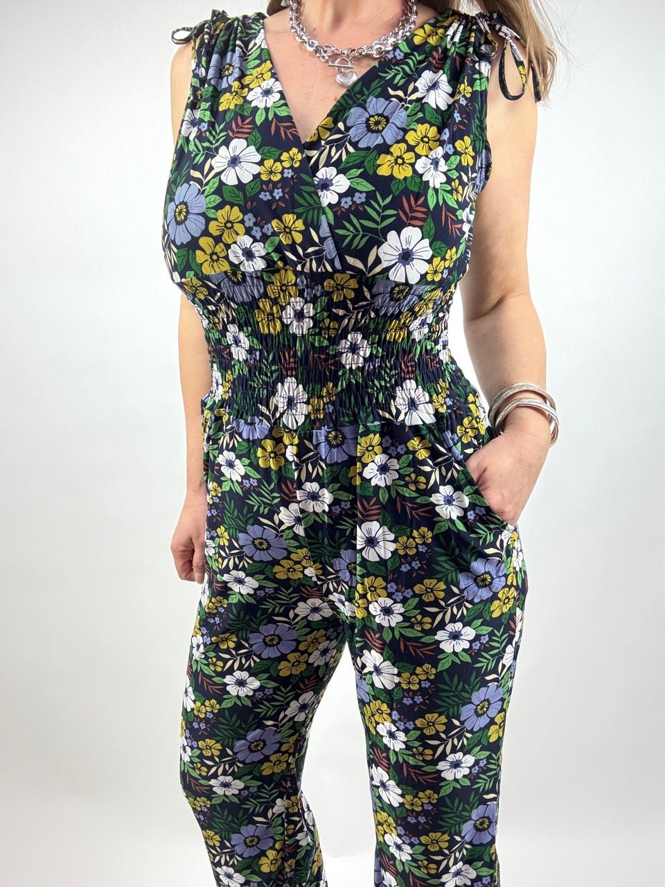 Jumpsuit Liora Belle Dunkelblau - FROLLEIN KÄTHE Shop