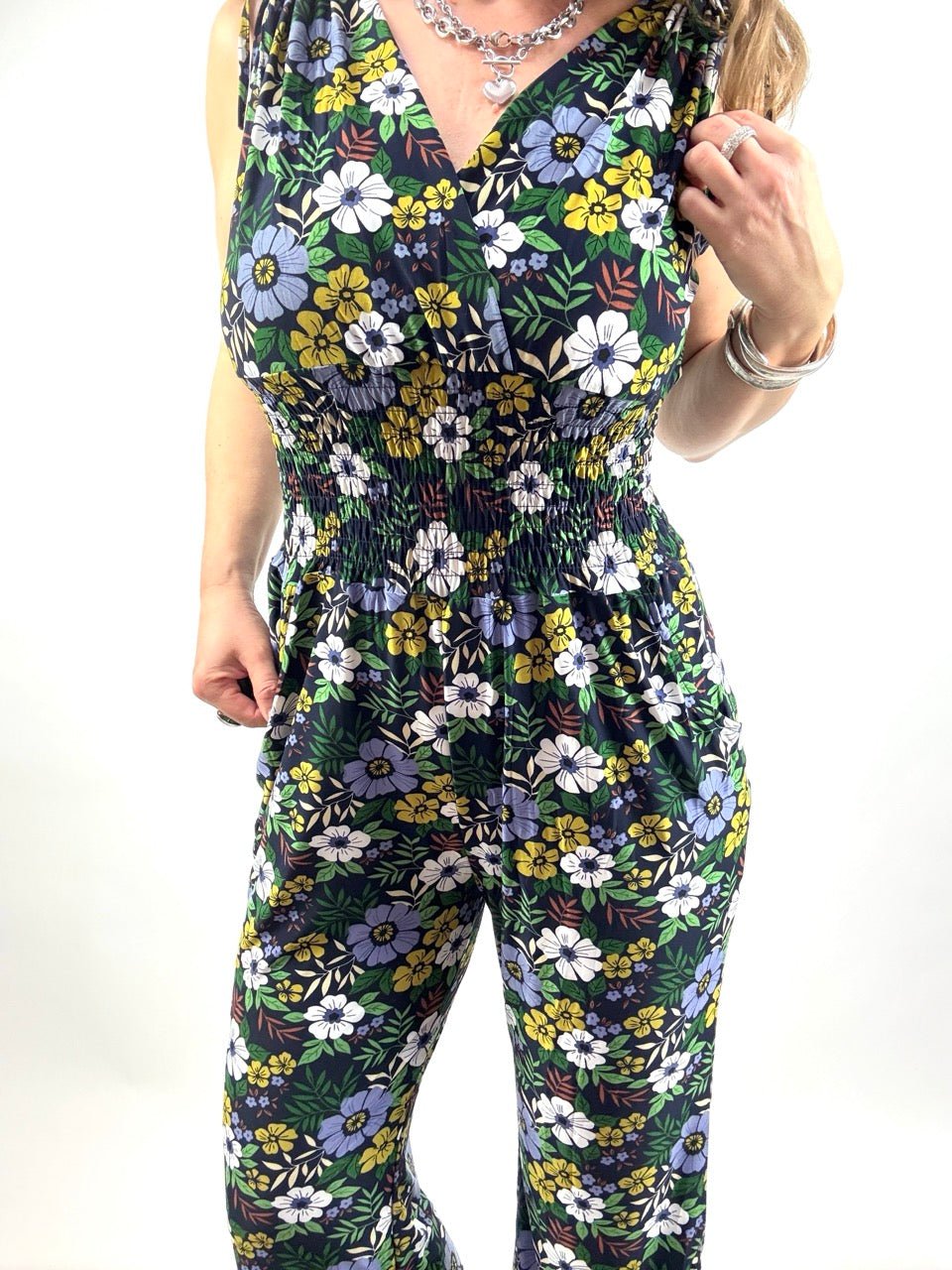 Jumpsuit Liora Belle Dunkelblau - FROLLEIN KÄTHE Shop