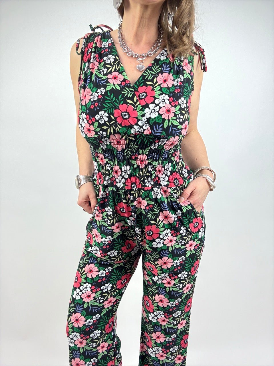 Jumpsuit Liora Belle Schwarz - FROLLEIN KÄTHE Shop