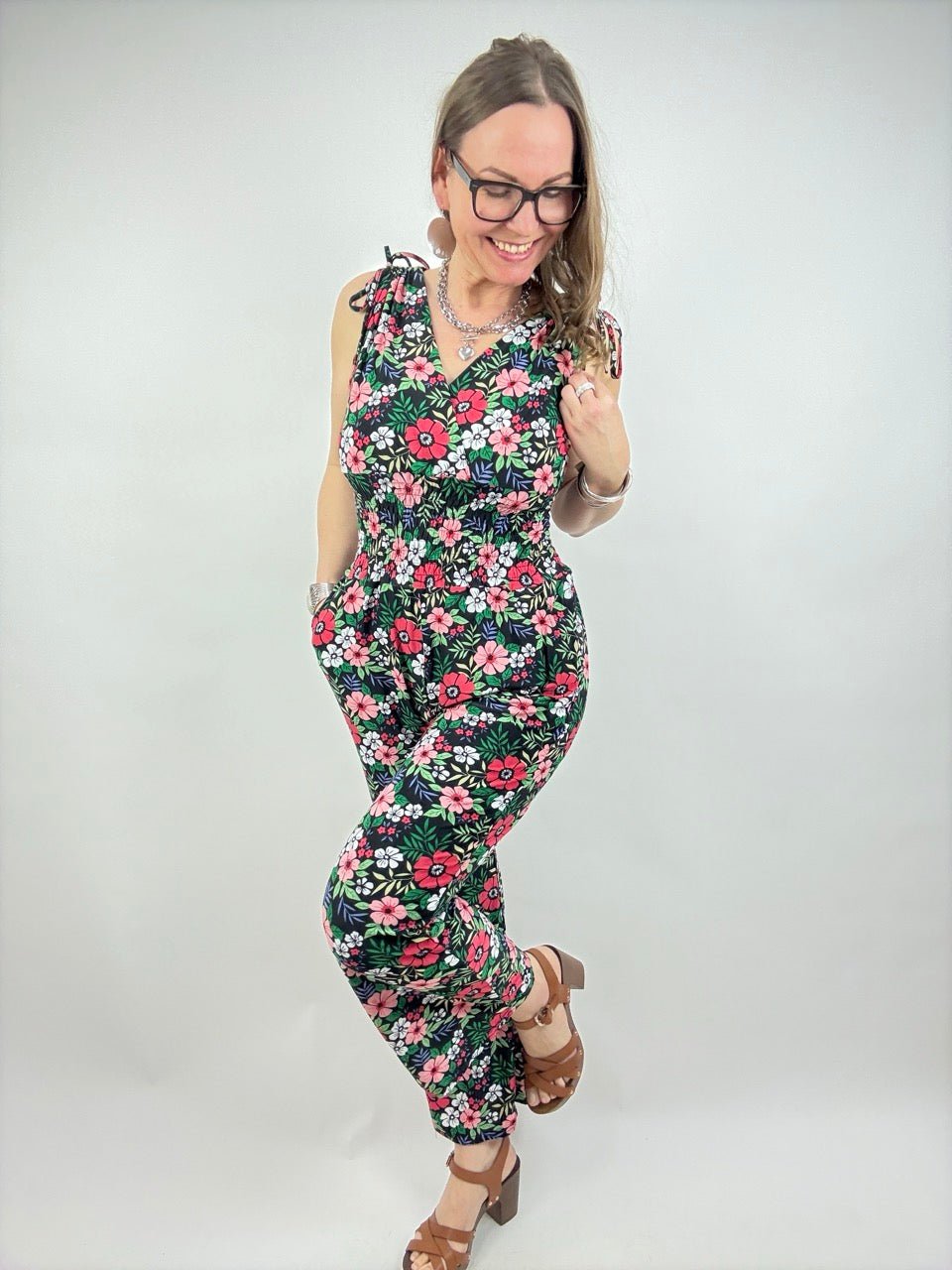 Jumpsuit Liora Belle Schwarz - FROLLEIN KÄTHE Shop