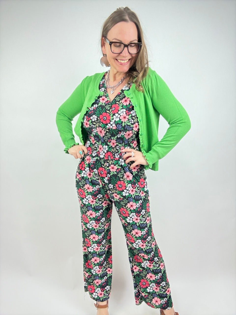 Jumpsuit Liora Belle Schwarz - FROLLEIN KÄTHE Shop