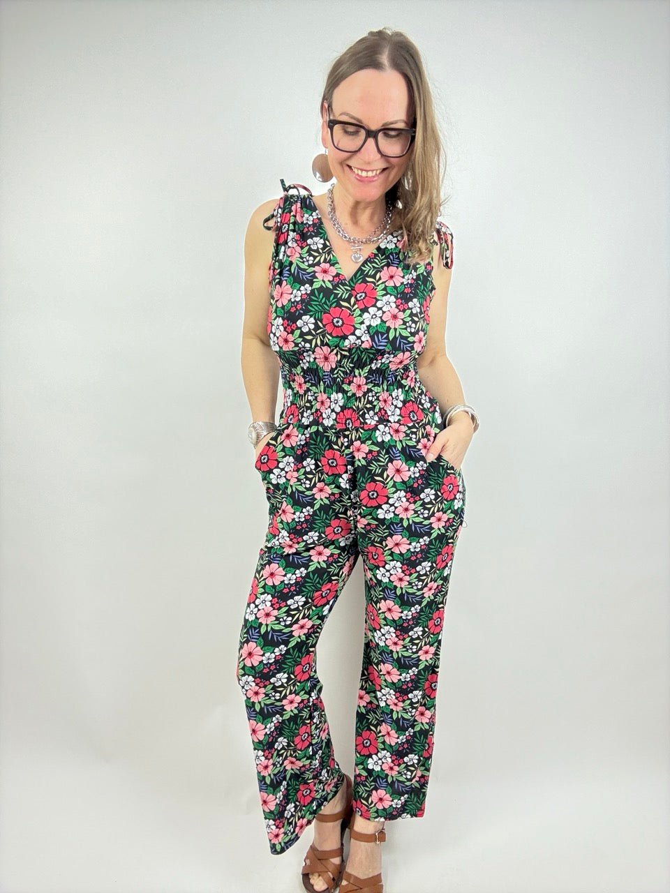 Jumpsuit Liora Belle Schwarz - FROLLEIN KÄTHE Shop