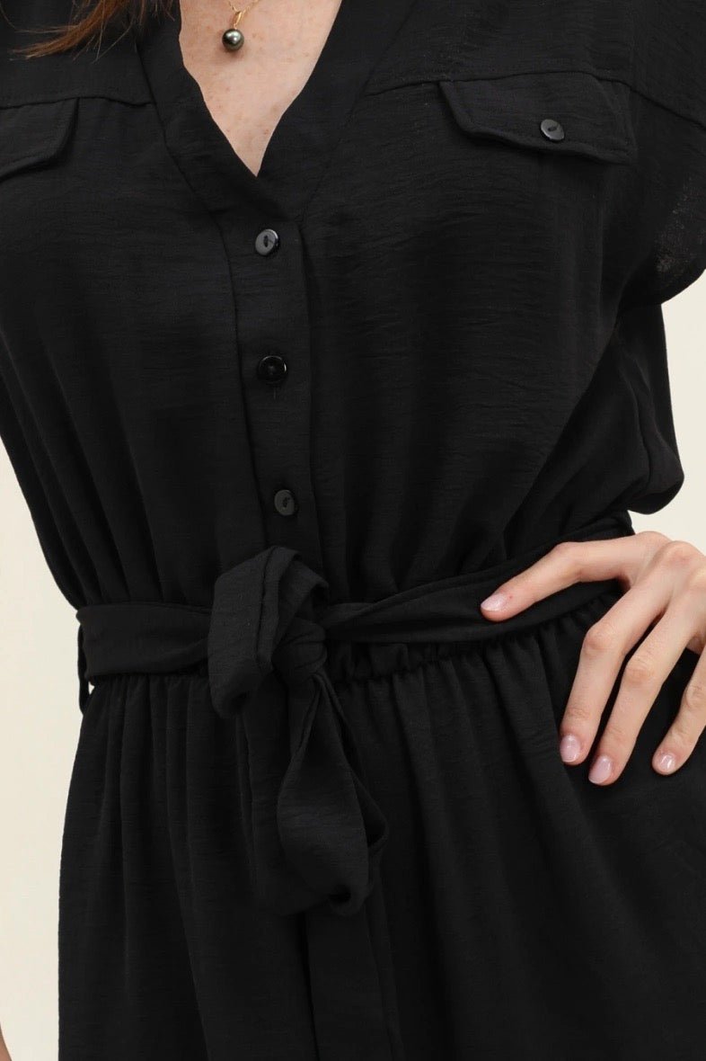 Jumpsuit Sienna in Schwarz - FROLLEIN KÄTHE Shop